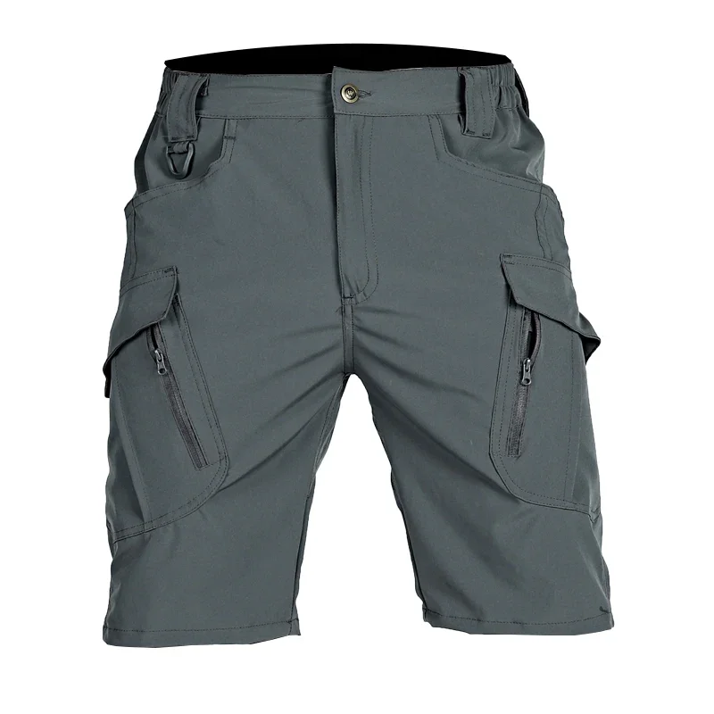 Choice-pantalones Cargo urbanos para hombre, pantalones cortos tácticos impermeables, pantalones transpirables de secado rápido para exteriores, pantalones cortos informales de verano - imagen 2