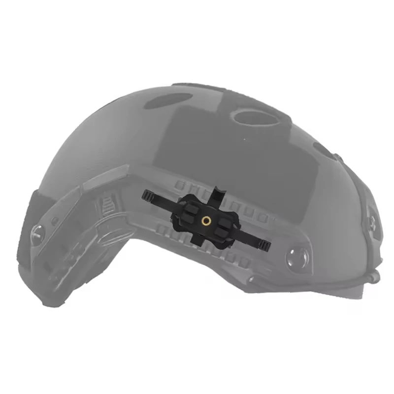 Adaptador de montaje de cámara de acción de contorno lateral de nailon táctico compatible con accesorio para casco Mich Fast Mairtime - imagen 3