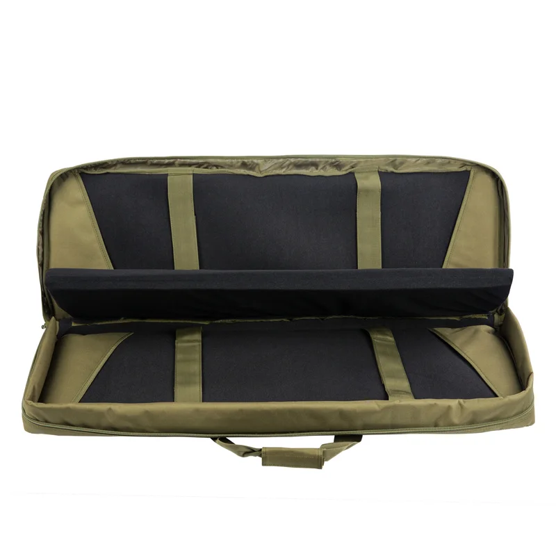 LQARMY 81 97 106 122cm bolsa táctica para pistola doble funda para Rifle Molle bolsa para Rifle Sniper Airsoft funda para pistola mochila funda para pistola de caza - imagen 3