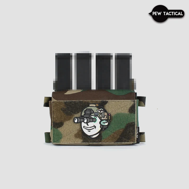 PEW táctico MK4 MK5 plataforma de pecho inserto de revista para MP5/MPX/ARP9/MP7 soporte de bolsa de revista con sujetadores de gancho - imagen 4