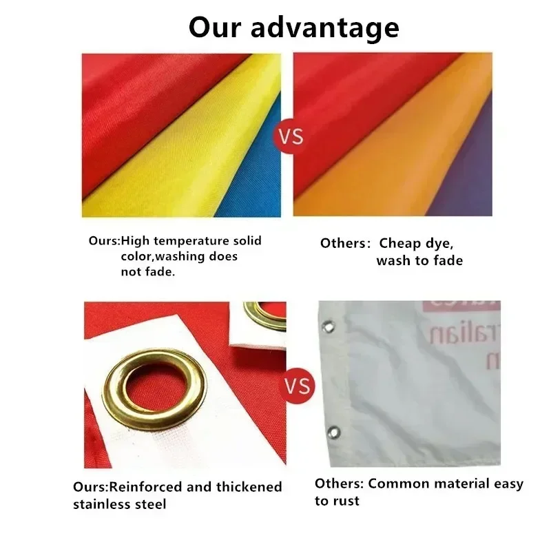 Bandera personalizada de 3 x 5 pies, cualquier diseño - imagen 4