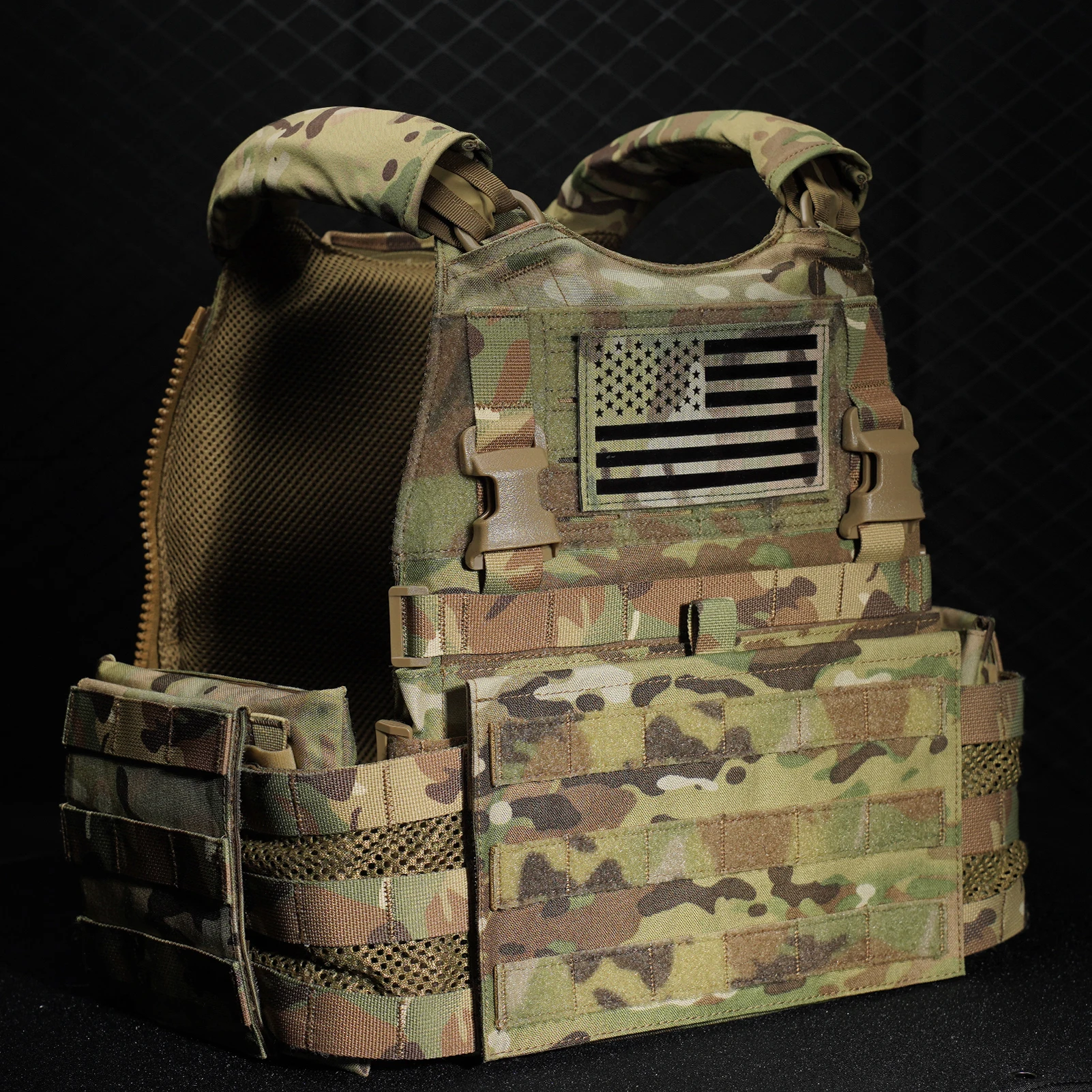 KRYDEX-portador de placa táctico SCARAB, chaleco MOLLE Modular de alta resistencia para uso en entrenamiento táctico de deportes al aire libre - imagen 3