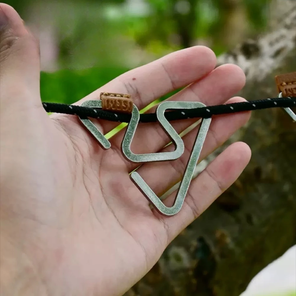 Gancho acero inoxidable forma U – Ultraligero táctico para exteriores - imagen 5
