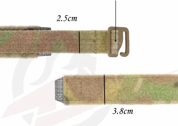 TEGRIS-Cinturón interior táctico para exteriores, esqueleto, 1,5" - imagen 3