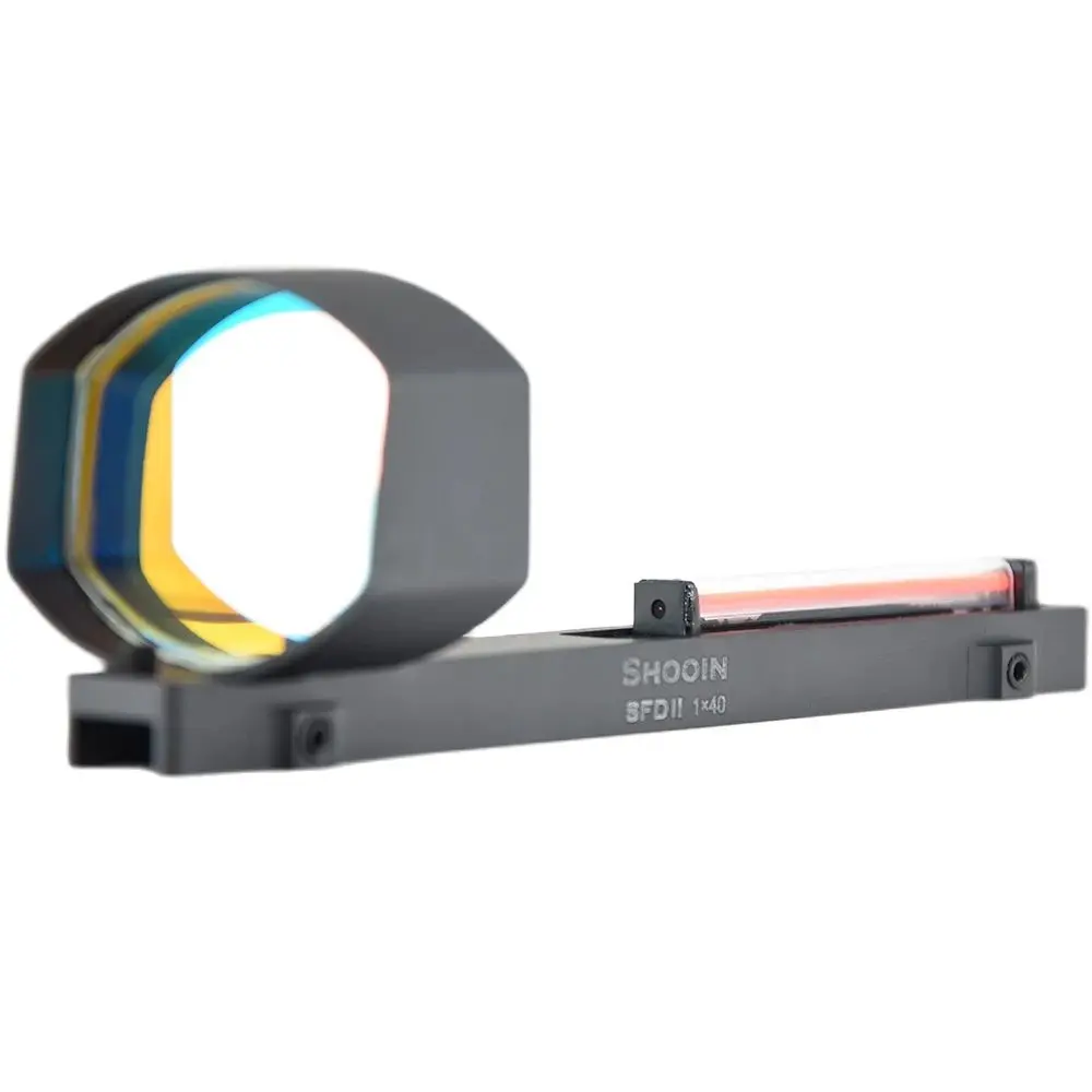 Shooin Optics RIB 1x40 Red Dot Sight SFD II Lightweight Fiber Collimator - imagen 3