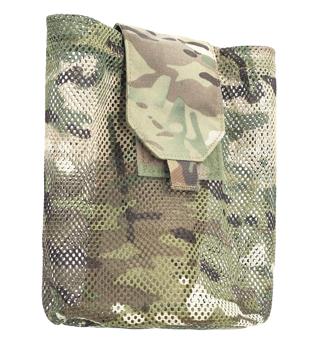 Una bolsa de camuflaje con bolsillo en la parte delantera