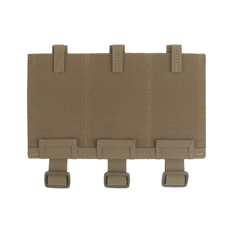 Bolsa táctica de Triple Magaine 5,56 7,62, Panel de funda de revista Molle Triple Flexible multiusos para mochila de chaleco de combate - imagen 5