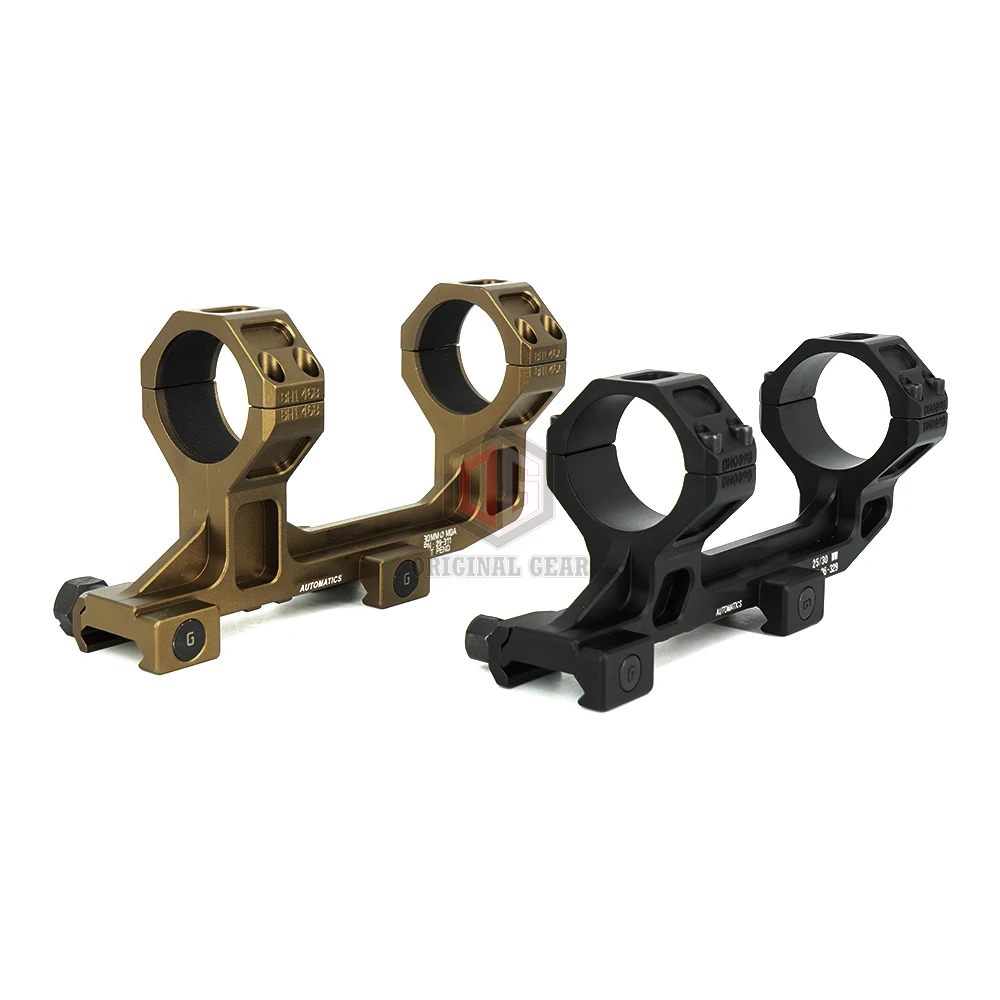 Soporte para mira telescópica GE, tubo de 30MM, 1,54/1,93 pulgadas de altura, 0MOA, AR-15/M4 con marcado Original, compatible con riel Picatinny de 20mm - imagen 3