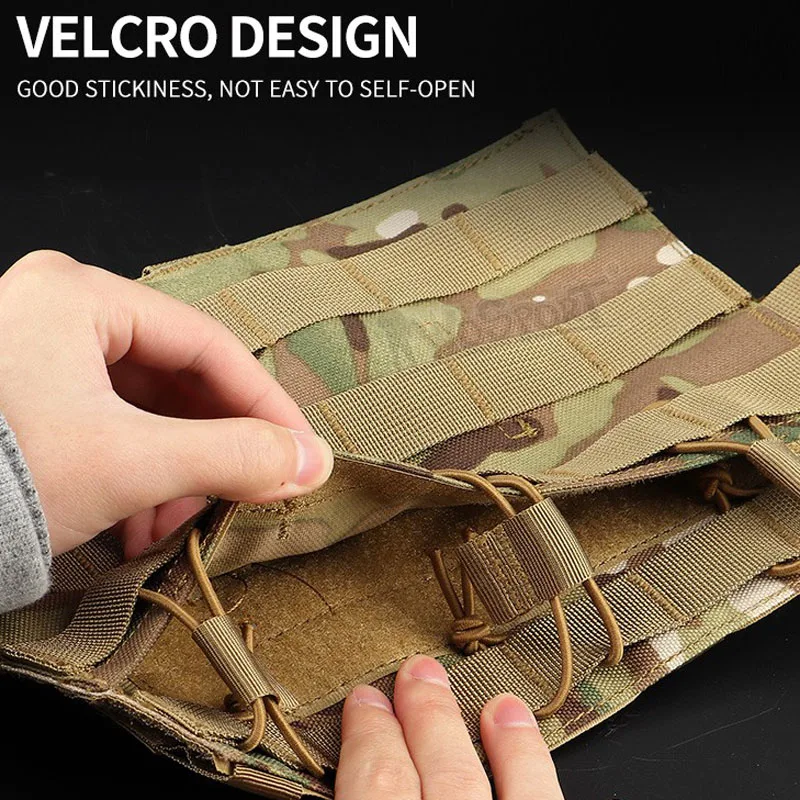 Bolsa de Panel Molle táctico JPC AVS, chaleco frontal, bolsa Triple para revistas, paquete de accesorios de caza militar - imagen 2