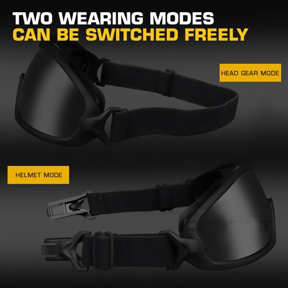 Gafas de seguridad tácticas en forma de hormiga, gafas protectoras CS Paintball, ciclismo, tiro, caza, senderismo, gafas de sol - imagen 3