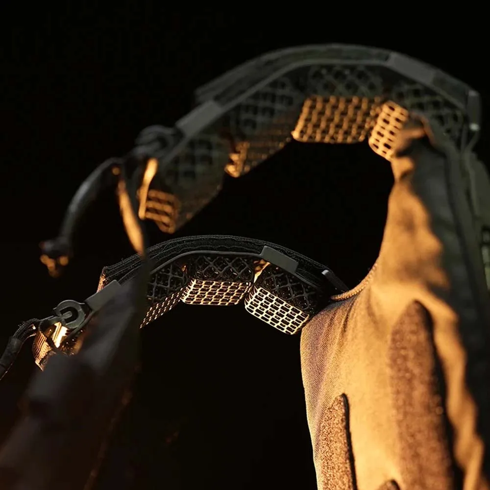 Accesorios para Chalecos Deportivos de Exterior, Sellos para Hombros y Cintura para Chalecos JPC y Mochila de Exterior - Cojín de Aire Táctico 3D con Diseño de Panal - imagen 4