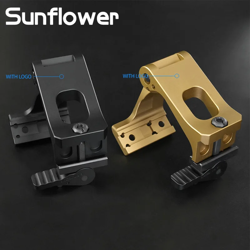 Soporte plegable abatible UN de Metal táctico GBRS CNC Base de visión de alta calidad para G33 G43 montaje óptico de liberación rápida 20mm Picatinny - imagen 4