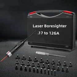 Kit láser bore sight para mira 12GA con 32 adaptadores ON/OFF