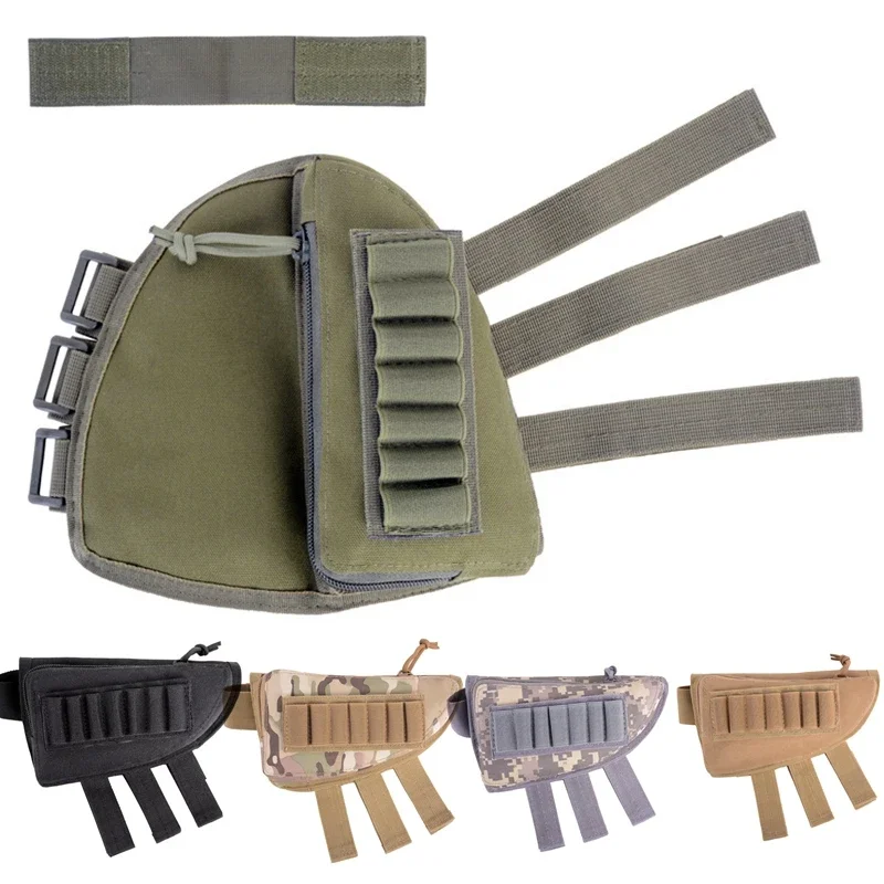 Soporte táctico para la mejilla con bolsa de munición escopeta y rifle - imagen 5
