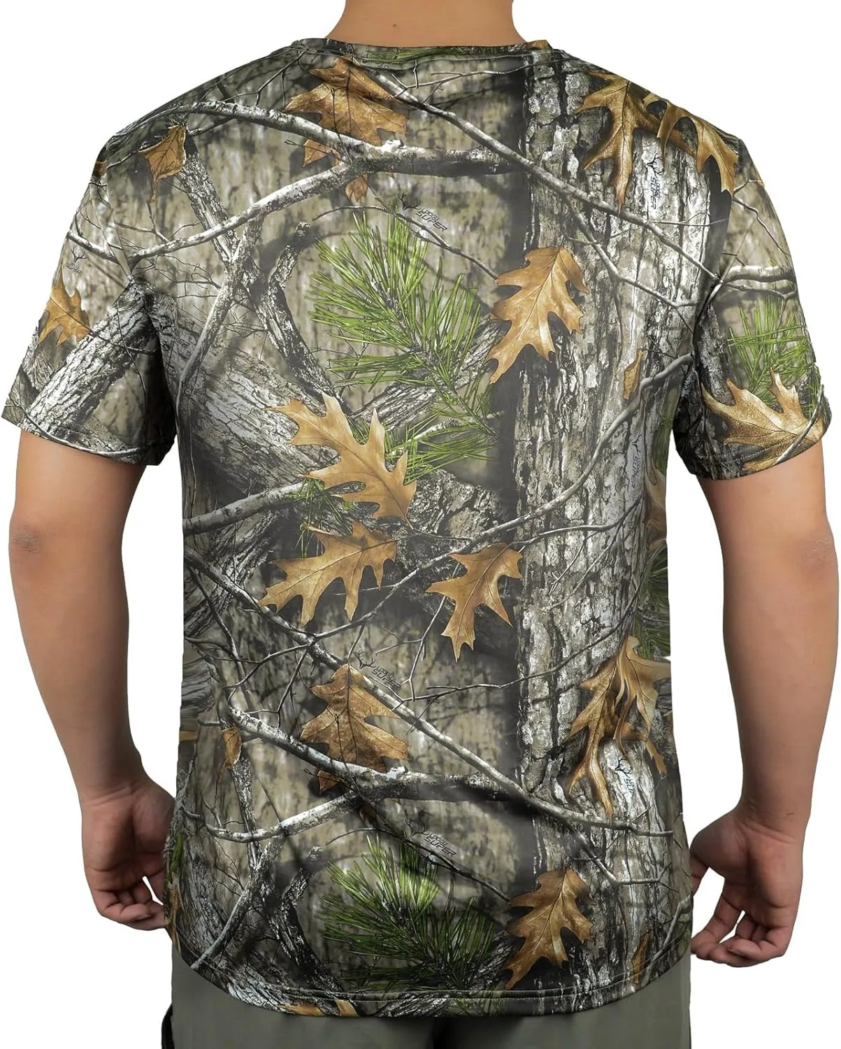 Ropa de caza, camiseta para hombre, uniforme de camuflaje de árbol simulado, ropa de caza, traje Ghillie, accesorios tácticos, ciego de verano - imagen 2