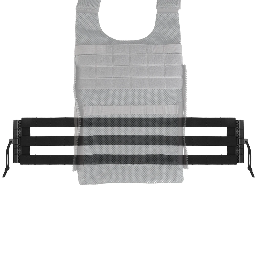 Chaleco de desmontaje rápido Compatible con MOLLE, pretina, accesorio de expansión de modificación ajustable para entrenamiento táctico, equipo de caza - imagen 5