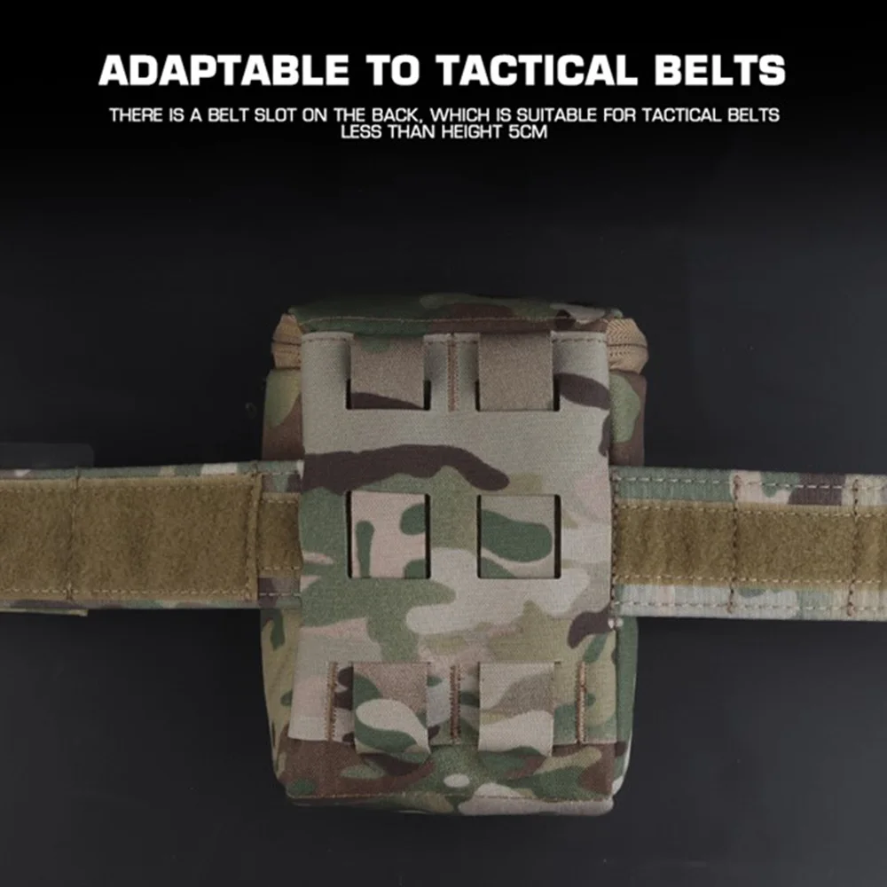 Bolsa táctica para gafas de visión nocturna Binocular NVG, bolsa de almacenamiento acolchada suave, bolsa Molle para la cintura - imagen 5