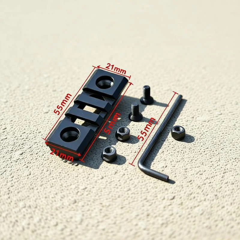‌ Soporte hueco de 20 mm con 3 ranuras y tornillos con cabeza hueca hexagonal - Accesorio de fijación de accesorios para herramientas eléctricas - imagen 2