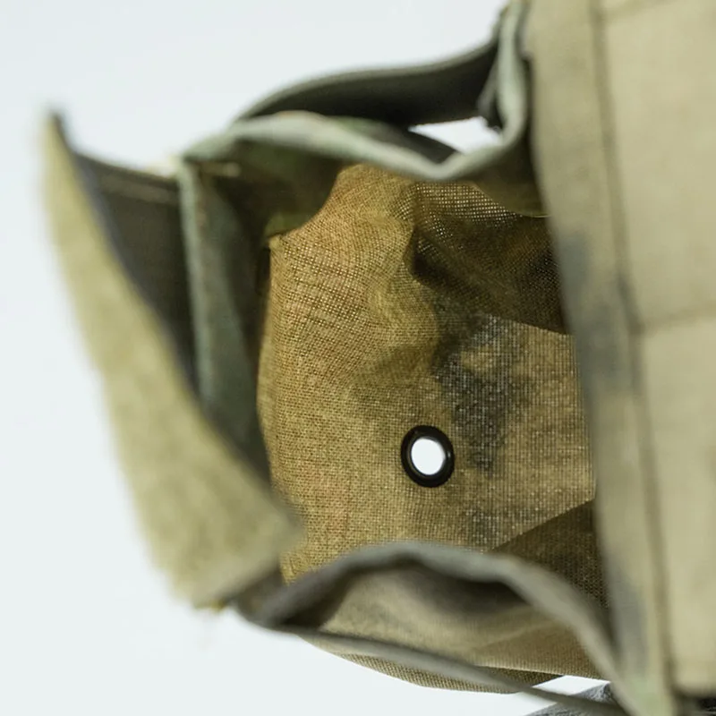 Bolsa táctica para almacenamiento de tres revistas, Universal para 5,56/7,62 MM, Molle, compatible con bolsa para revistas de extracción rápida, ATFG/MC - imagen 5