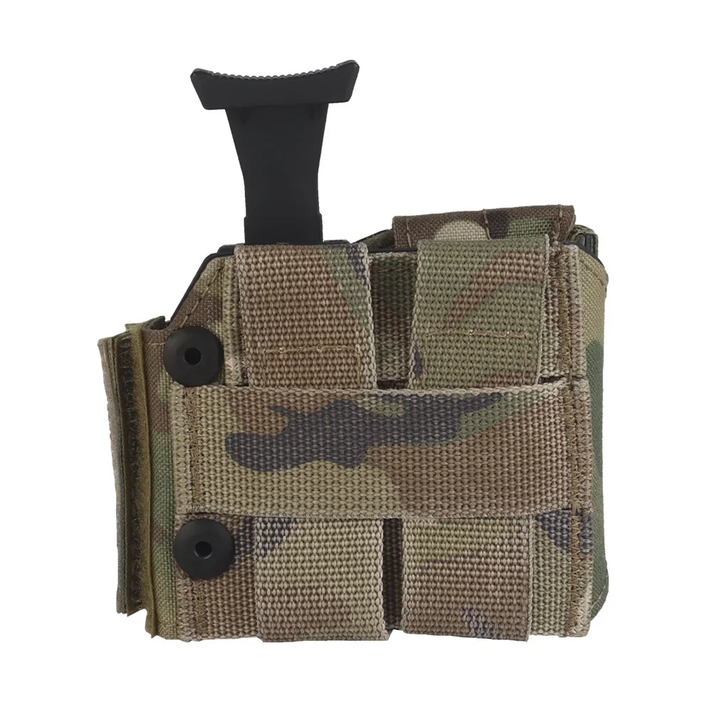 Funda táctica Universal mano izquierda/derecha ajustable Molle cinturón de liberación rápida funda de pistola tiro Airsoft funda Gear - imagen 4