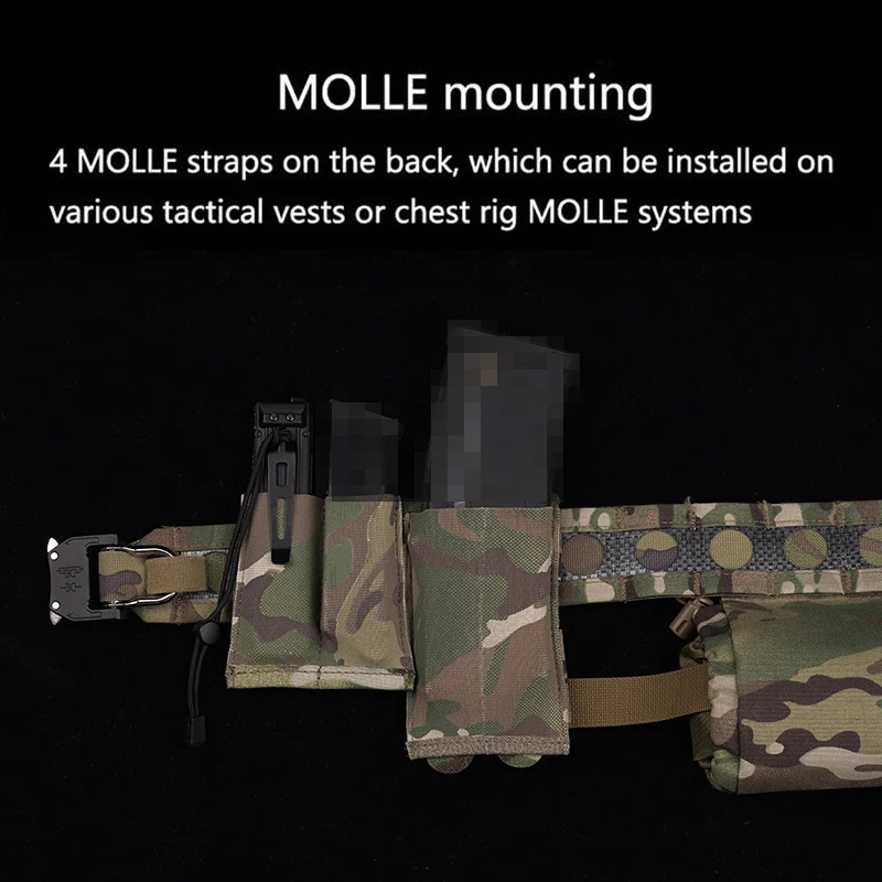 Bolsa elástica doble para revistas de pistola, diseño ligero, ampliamente aplicable - imagen 4