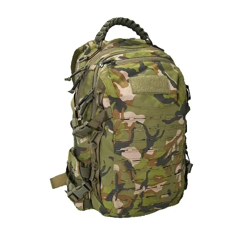 Mochila táctica nailon 500D mate para montañismo y viajes