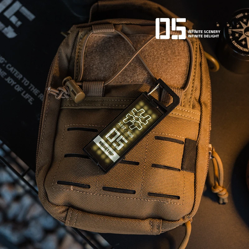 Hebilla táctica serie 05, personalidad creativa, insignia de luz multifuncional, combinación de luz - imagen 4