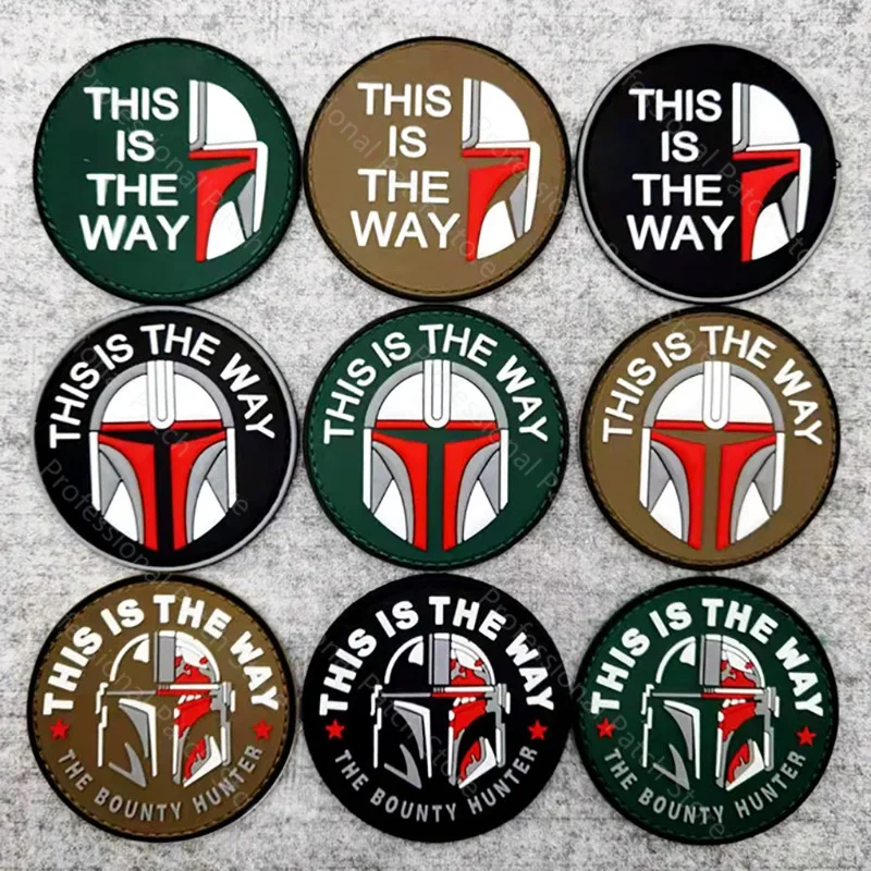 Parche bordado 3D de PVC IR This Is The Way, pegatina militar Sparta, calcomanía, casco de operador, parches tácticos, insignias - imagen 5