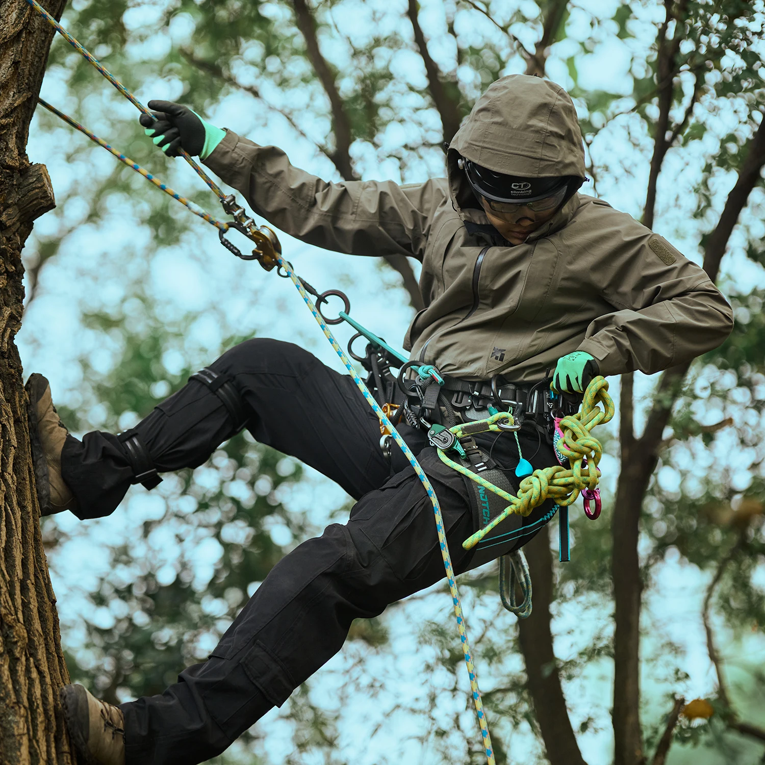 Chaqueta de camping para senderismo y combate al aire libre, chaqueta de exterior para hombre, chaqueta de cáscara dura - imagen 4