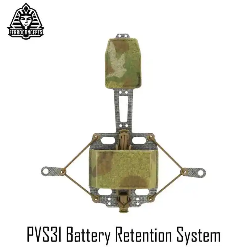 Paquete de batería para casco PVS31, bolsa táctica en forma de T para almacenamiento de batería NVG - imagen 2