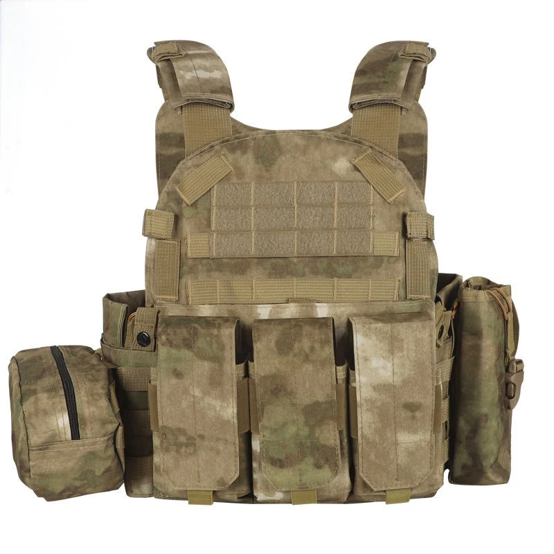 Chaleco táctico de camuflaje para niños, armadura corporal multifuncional 6094 transpirable, resistente a puñaladas, equipo para exteriores - imagen 3