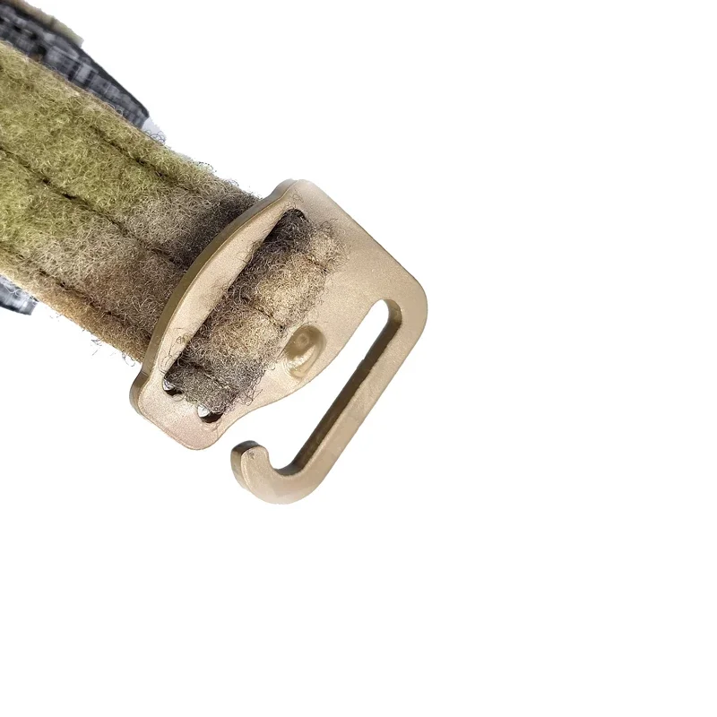 Cinturón de batalla MOLLE Airsoft, hebilla de Metal de combate táctico, cinturón Multicam de 1,75 pulgadas, cinturón de 2 capas para caza, juego de guerra al aire libre - imagen 3