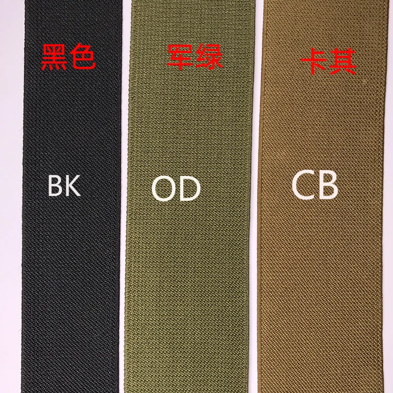 Banda elástica gruesa, banda elástica ancha plana de nailon, banda tejida elástica, accesorios de ropa, cinturón apretado súper Suelto - imagen 4