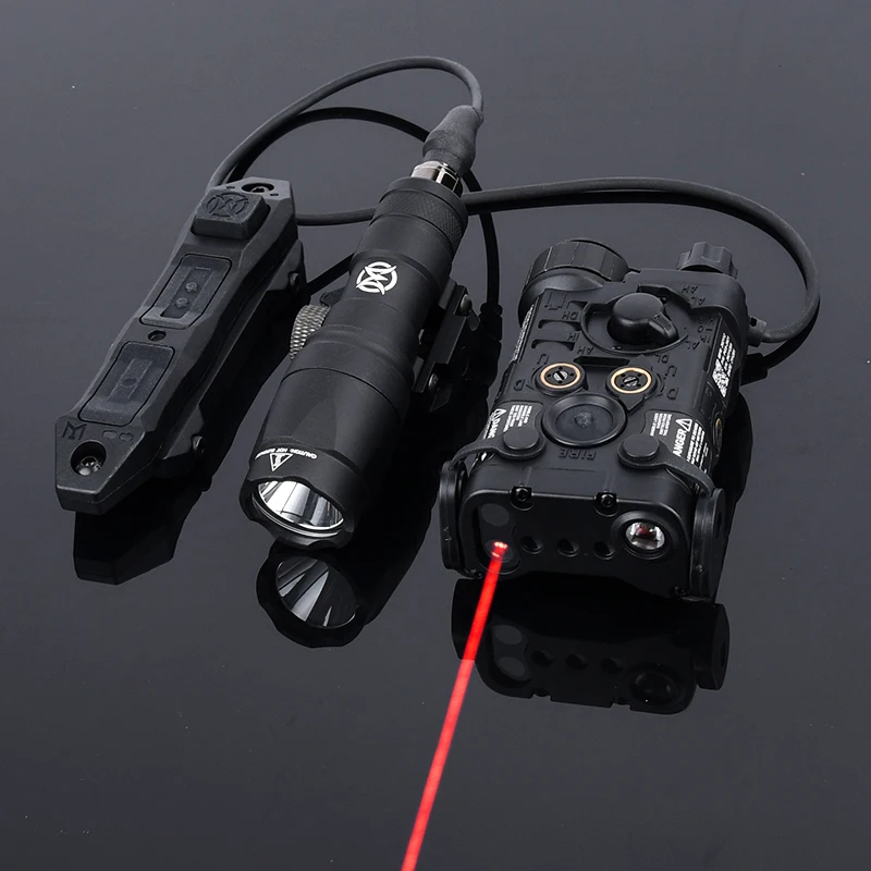 Wadsn-Láser táctico NGAL rojo, verde, azul, IR, LED blanco, luz de explorador M300A, interruptor de presión de doble función compatible con riel M-lok Keymod de 20MM - imagen 5