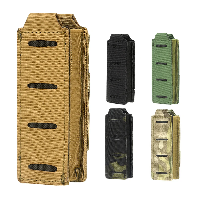 Bolsa para pistola Molle Mag, soporte para cargador táctico de 9mm para 40 calibres Glock 1911, funda para caza, Airsoft de tiro - imagen 2