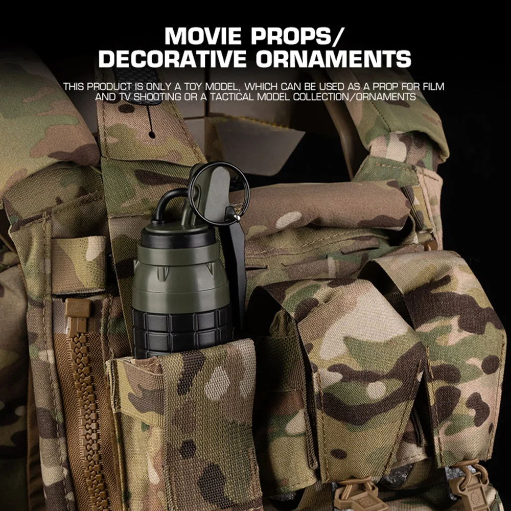 Juguete de Granada simulada, modelo CS, accesorios de equipo táctico, accesorios de película para Cosplay, juego al aire libre, juguete para niños - imagen 4