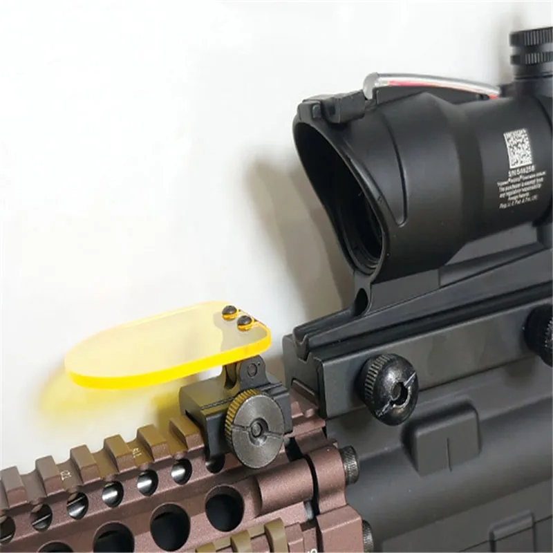 Gafas protectoras para Rifle, lentes holográficas para Airsoft, mira telescópica, aparejos tácticos para exteriores, cubierta de protección para los ojos, 20mm - imagen 5