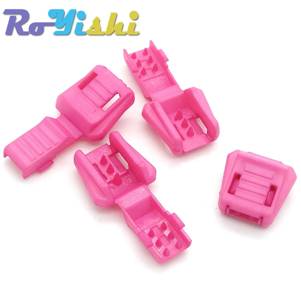 Extremos de cable de tracción de cremallera para Paracord y cordón, punta de correa, bloqueo de plástico, 12 colores, 12 unids/lote por paquete - imagen 3