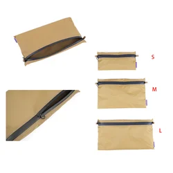 Bolsa de almacenamiento portátil con cremallera, chaleco táctico de caza, accesorios, bolsa miscelánea con cremallera suave e impermeable