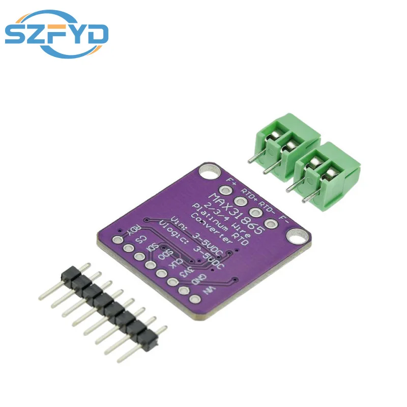 MAX31865 PT100 a PT1000 Placa convertidora RTD a Digital módulo amplificador de Sensor de termopar de temperatura 3,3 V/5V para Arduino - imagen 5
