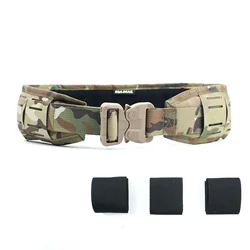 Cinturón táctico MOLLE de liberación rápida para Airsoft y Paintball