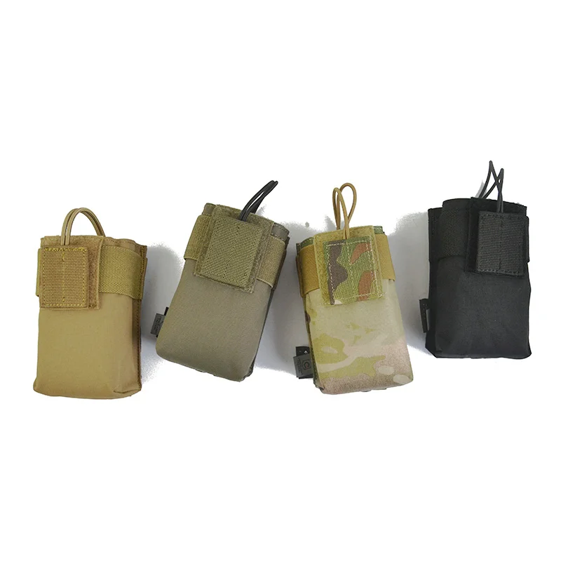 Bolsa para botella de agua, caza táctica, Camping al aire libre, cinturón, accesorios, walkie-talkie, bolsas de Radio - imagen 5