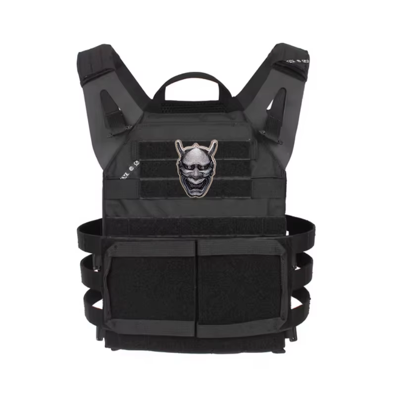 Parche estampado Prajna Japan Hannya Mask Warrior para ropa, chalecos, chaquetas, reparación de prendas, accesorio vestimenta - imagen 5