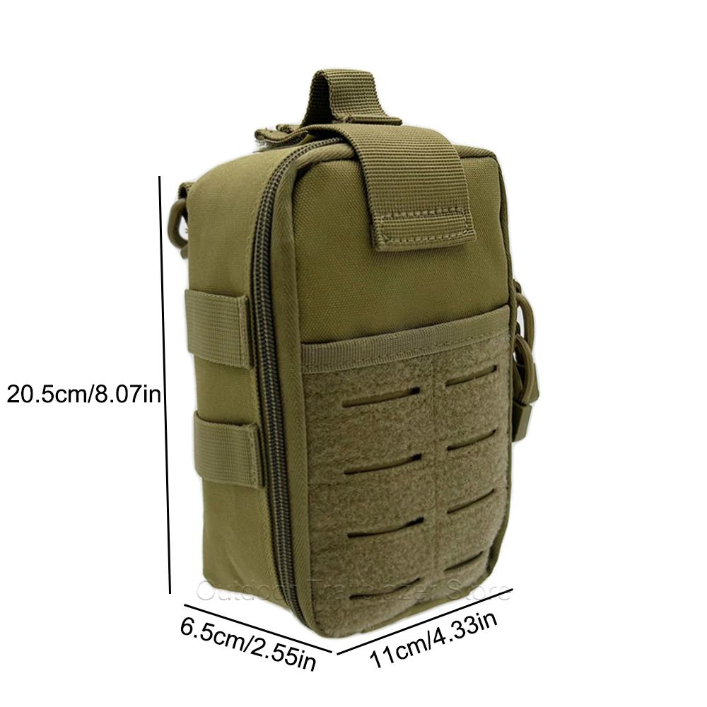 Bolsa táctica MOLLE de cintura 600D para primeros auxilios EDC - imagen 4