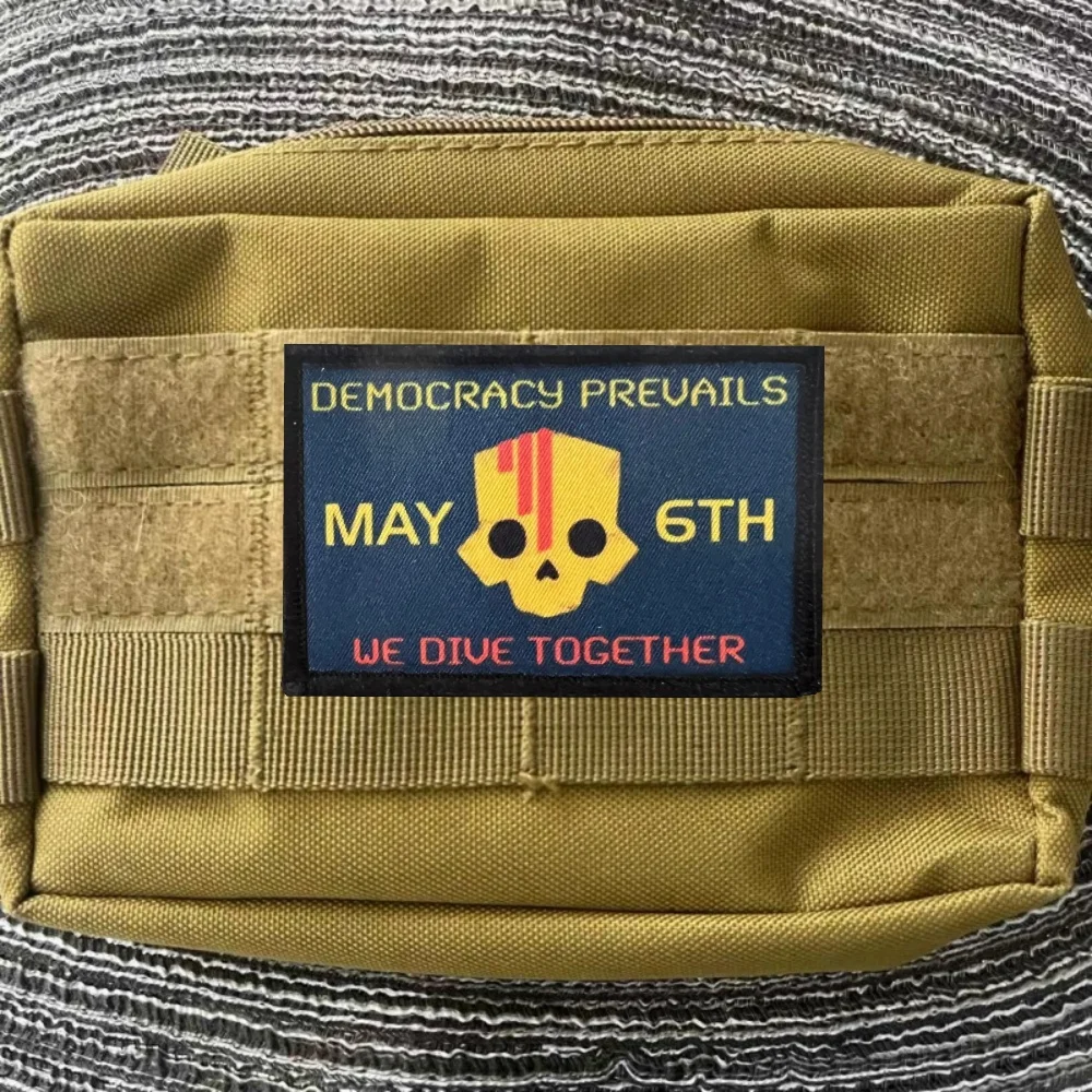 Parches tácticos militares de calavera Death From Above, Parche de gancho y bucle, pegatinas de mochila para insignias de ropa - imagen 4