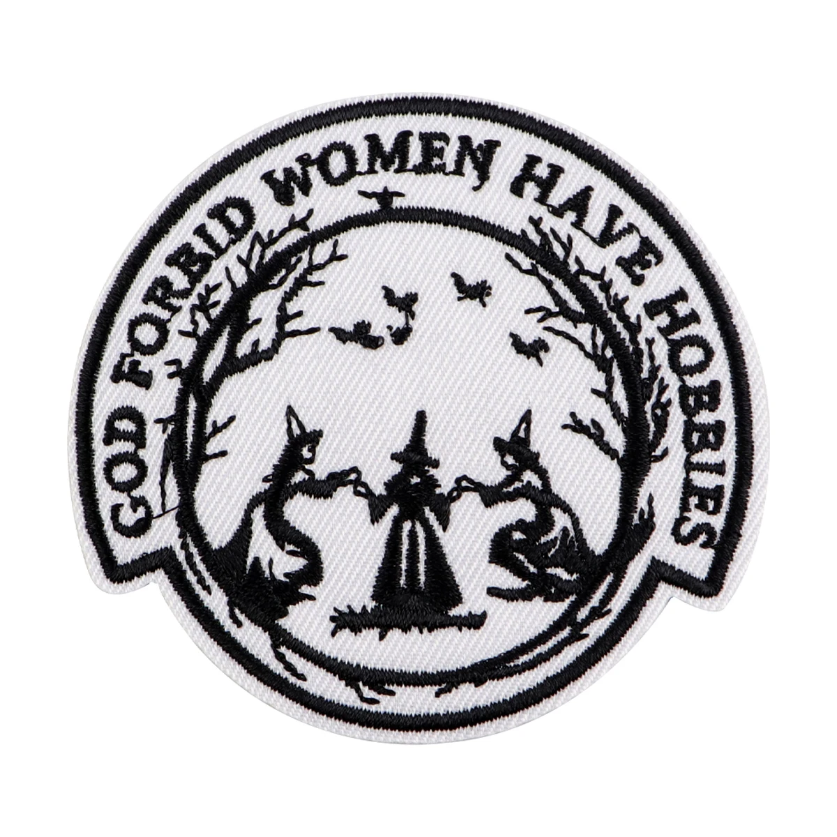 Parche divertido de bruja para planchar, parche para ropa, parche bordado de película, accesorios de ropa, pegatinas de costura - imagen 5