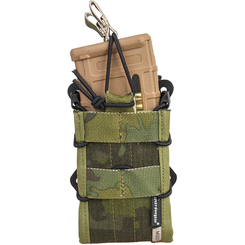 Emersongear bolsa táctica doble para revistas Modular Molle 5,56 M4 M16 AR15 Mag bolsa Airsoft caza tiro al aire libre combate Nylon - imagen 3