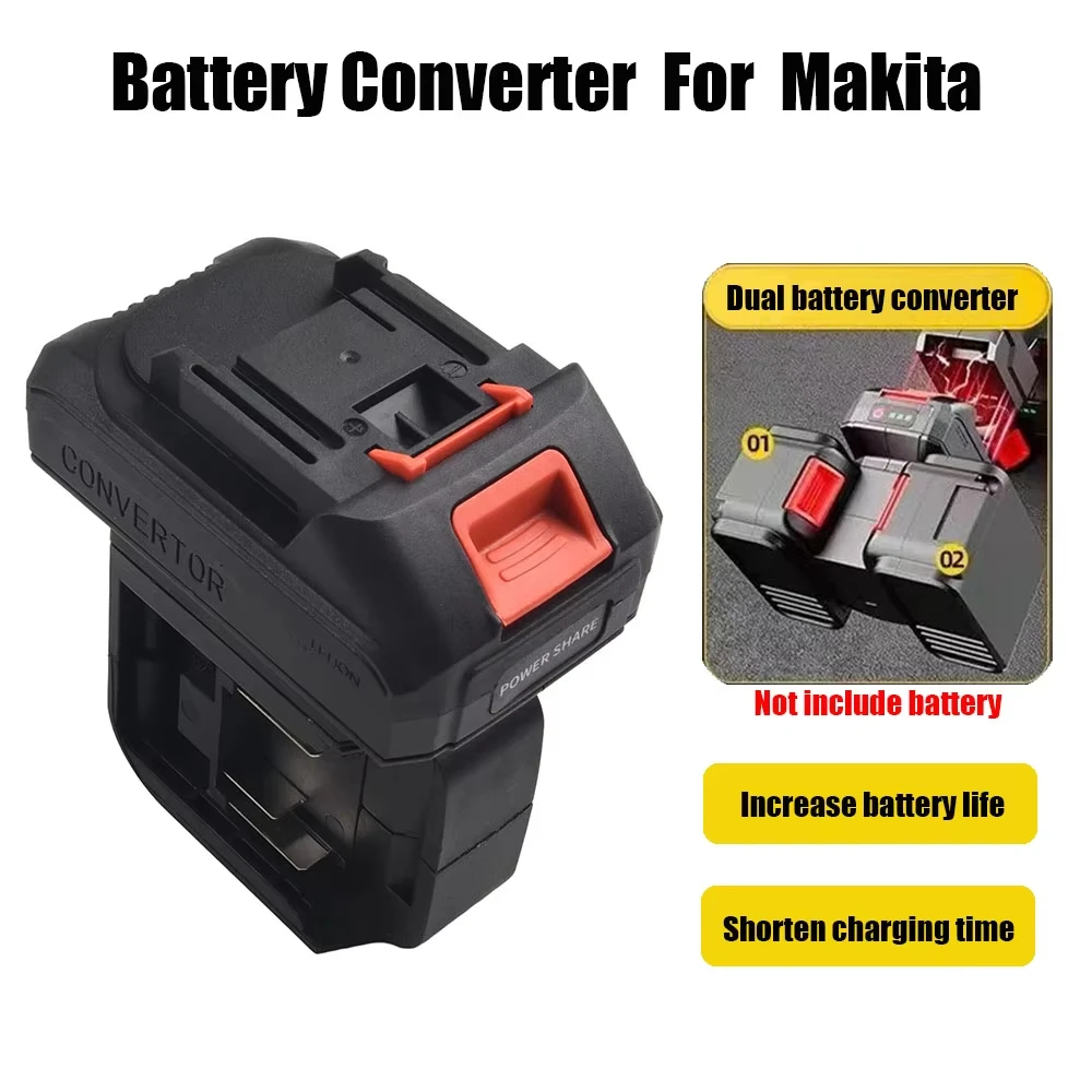 Convertidor de batería 2 en 1 para taladro de impacto Makita, destornilladores para adaptador de batería de 18V, accesorio de herramienta eléctrica - imagen 3