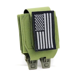 Funda Molle para esposas ASP con parche de bandera EE.UU.