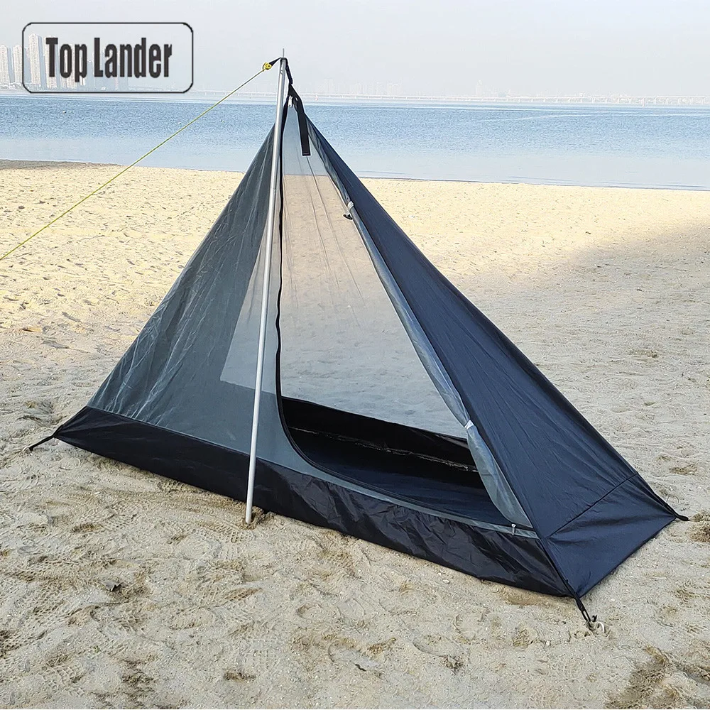 Tienda mosquitera ultraligera 1 persona – Tipi piramidal - imagen 5